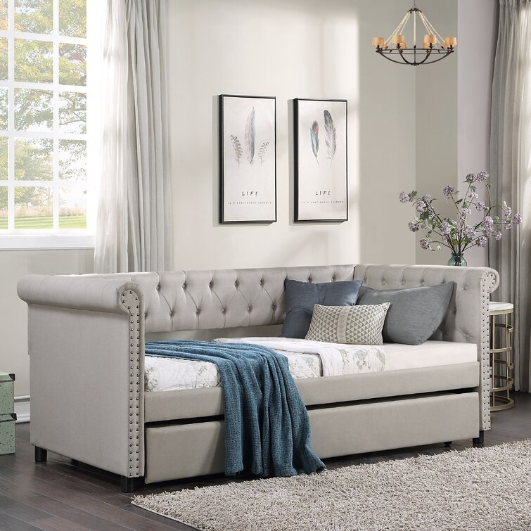 Canora Grey Lotte ExtraLong Twin Daybed with Trundle Wayfair